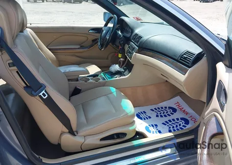 2003 BMW 325Ci из США, поврежденный, VIN WBABS33473PG89372